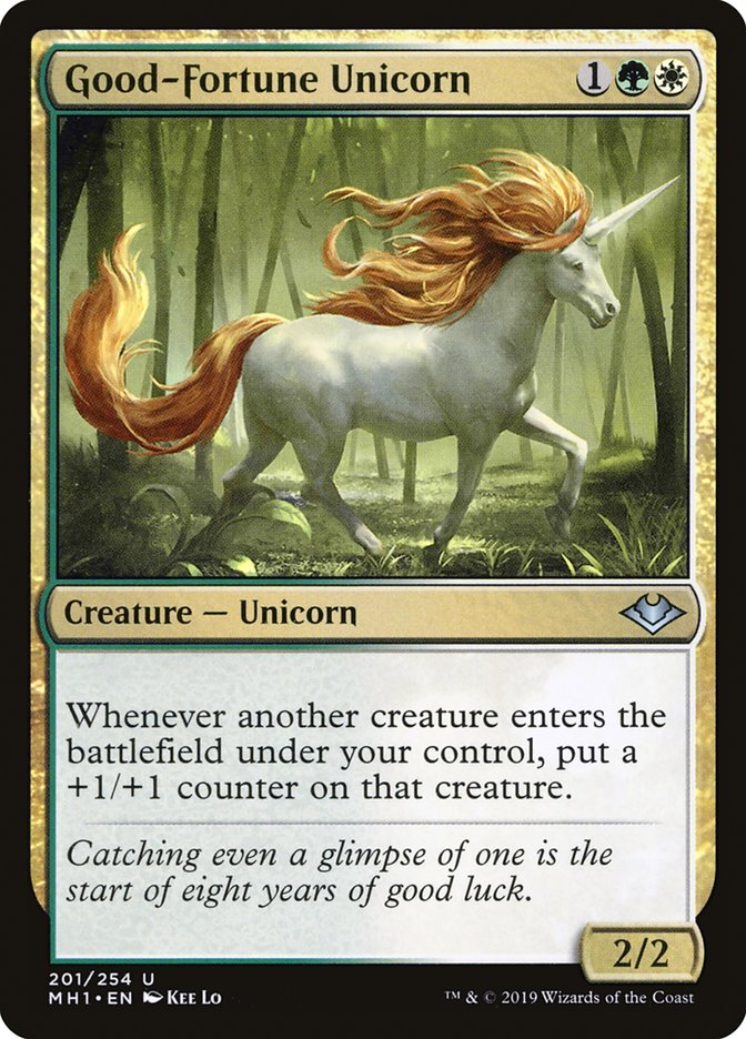 Good-Fortune Unicorn [Modern Horizons] | Gear Gaming Bentonville