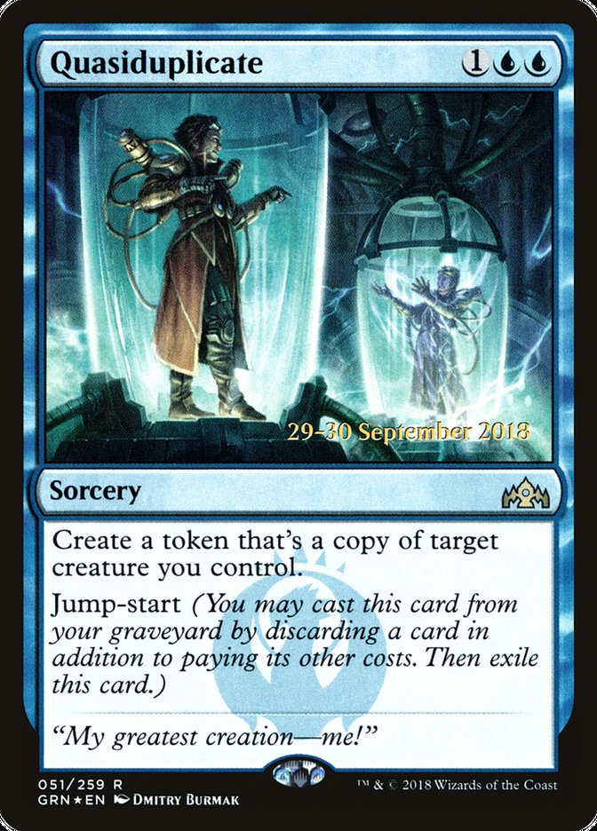 Quasiduplicate [Guilds of Ravnica Prerelease Promos] | Gear Gaming Bentonville