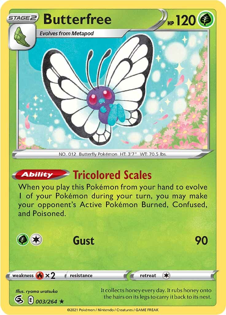 Butterfree (003/264) [Sword & Shield: Fusion Strike] | Gear Gaming Bentonville