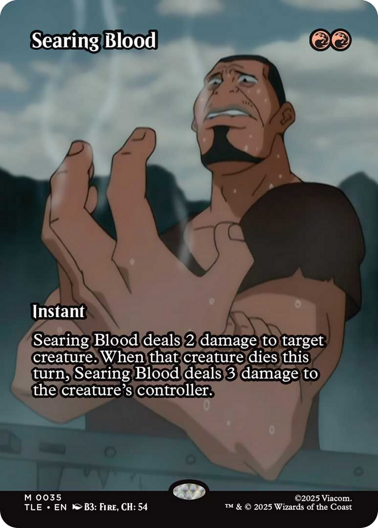 Searing Blood (Borderless) [Avatar: The Last Airbender: Eternal-Legal] | Gear Gaming Bentonville