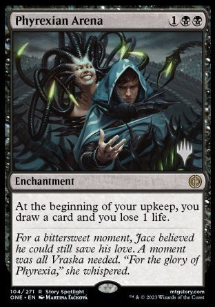 Phyrexian Arena (Promo Pack) [Phyrexia: All Will Be One Promos] | Gear Gaming Bentonville