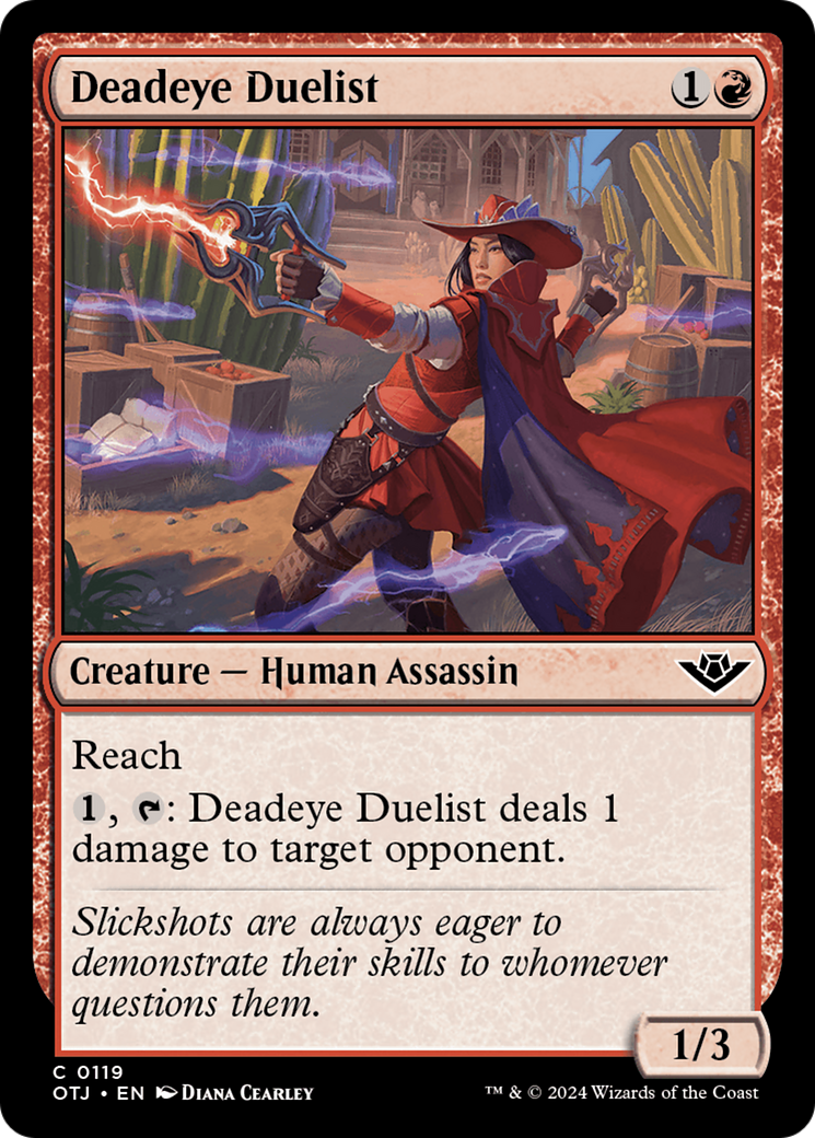 Deadeye Duelist [Outlaws of Thunder Junction] | Gear Gaming Bentonville