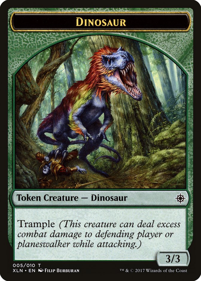 Dinosaur Token [Ixalan Tokens] | Gear Gaming Bentonville