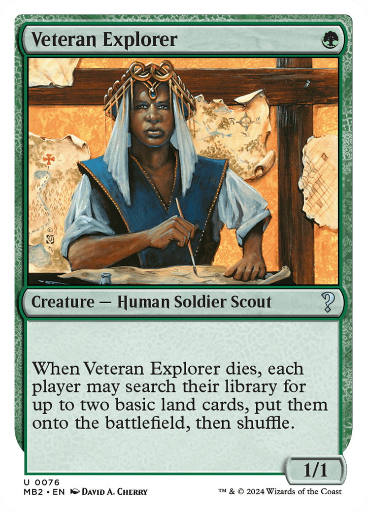 Veteran Explorer (White Border) [Mystery Booster 2] | Gear Gaming Bentonville