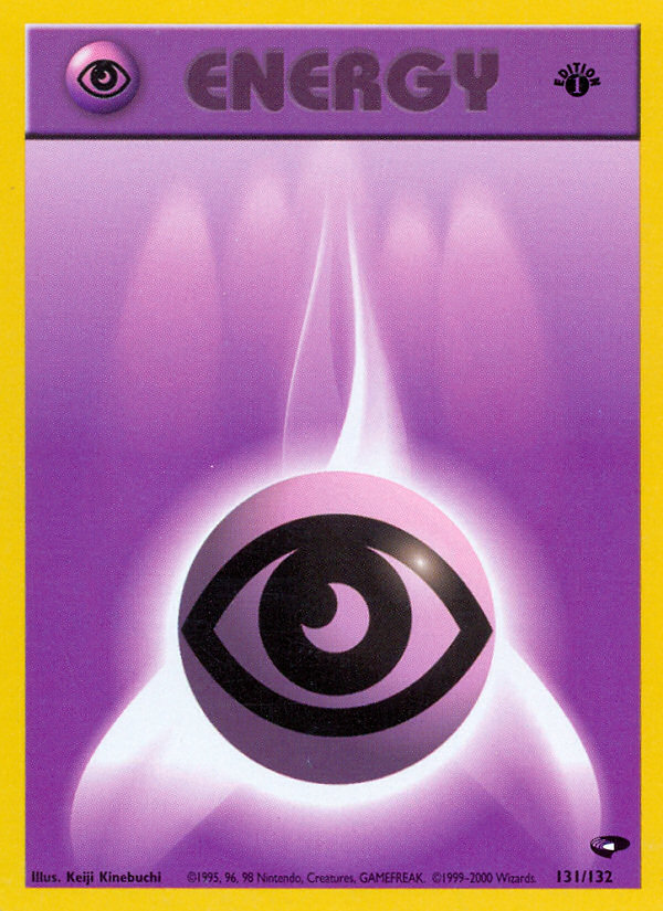 Psychic Energy (131/132) [Gym Challenge 1st Edition] | Gear Gaming Bentonville