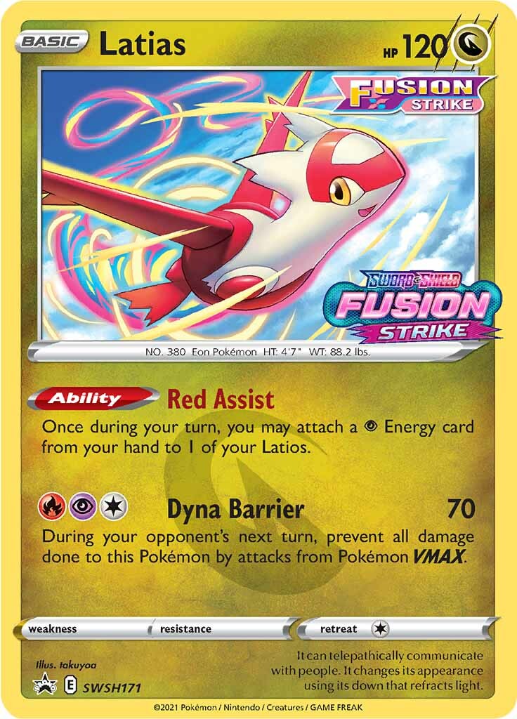 Latias (SWSH171) (Prerelease Promo) [Sword & Shield: Black Star Promos] | Gear Gaming Bentonville