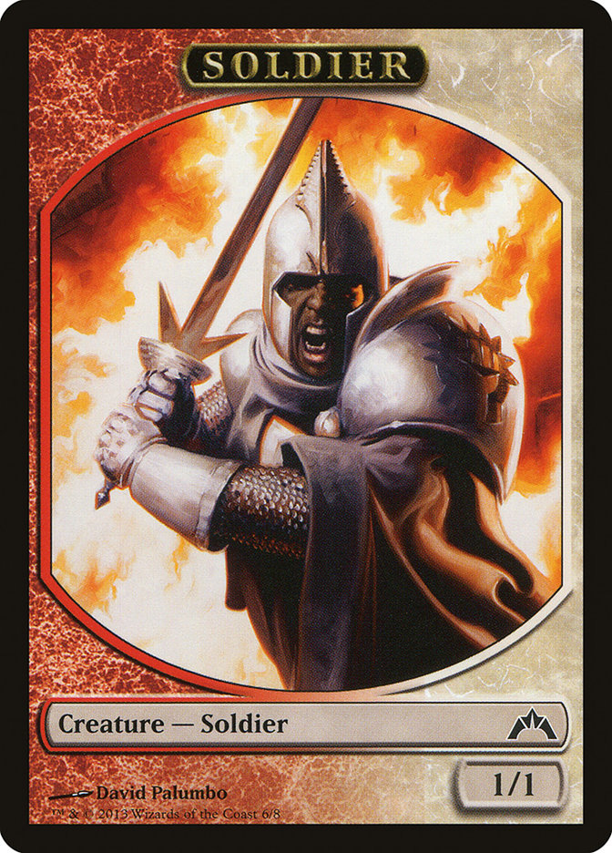Soldier Token [Gatecrash Tokens] | Gear Gaming Bentonville