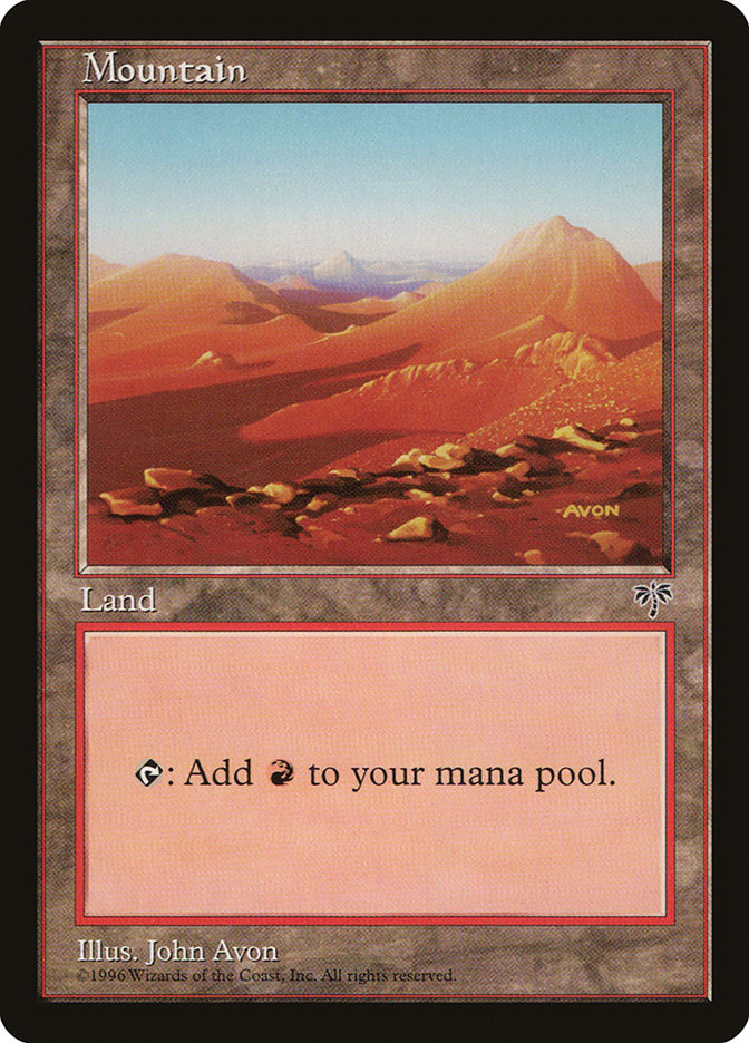 Mountain (Yellow Signature) [Mirage] | Gear Gaming Bentonville