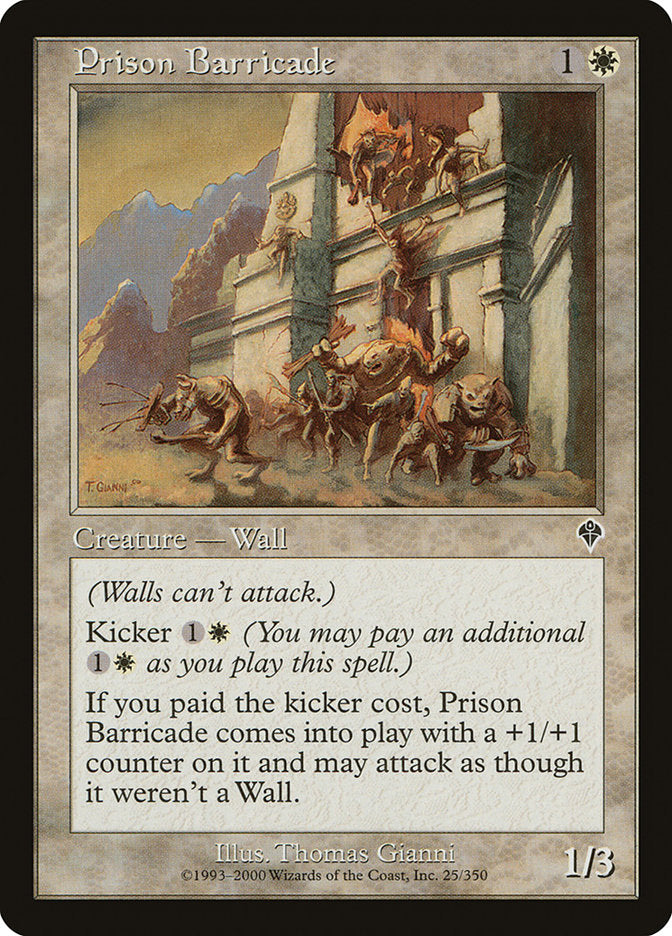 Prison Barricade [Invasion] | Gear Gaming Bentonville