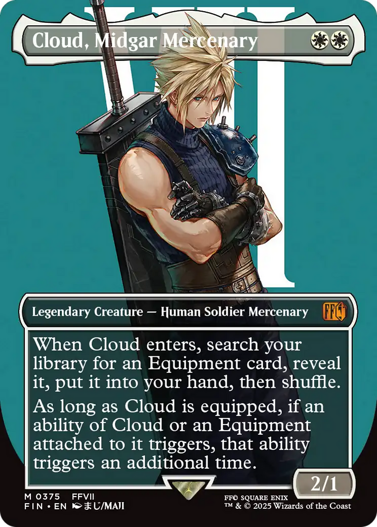 Cloud, Midgar Mercenary (Borderless) [FINAL FANTASY] | Gear Gaming Bentonville