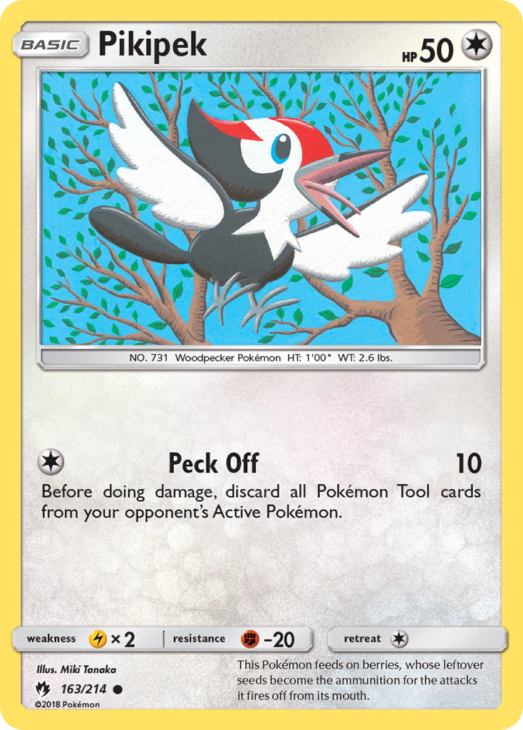 Pikipek (163/214) [Sun & Moon: Lost Thunder] | Gear Gaming Bentonville