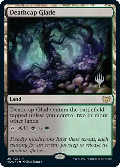 Deathcap Glade (Promo Pack) [Innistrad: Crimson Vow Promos] | Gear Gaming Bentonville