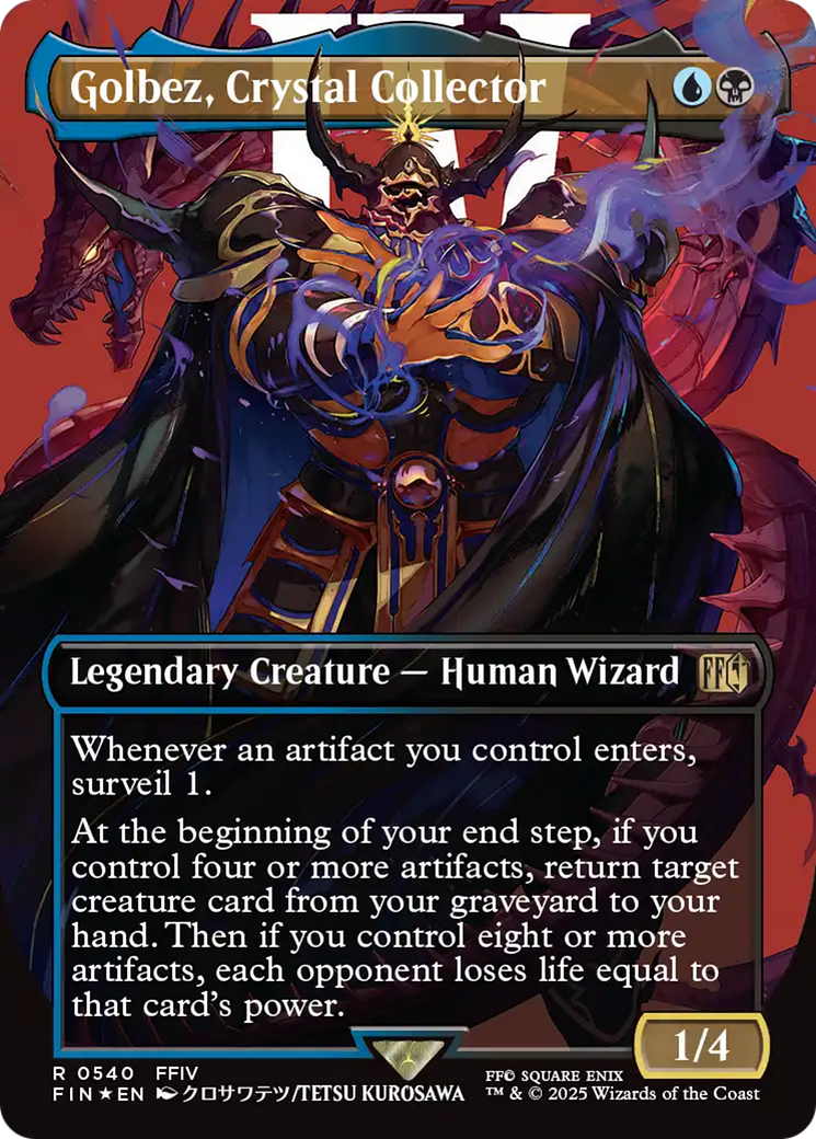 Golbez, Crystal Collector (Borderless) (Surge Foil) [FINAL FANTASY] | Gear Gaming Bentonville