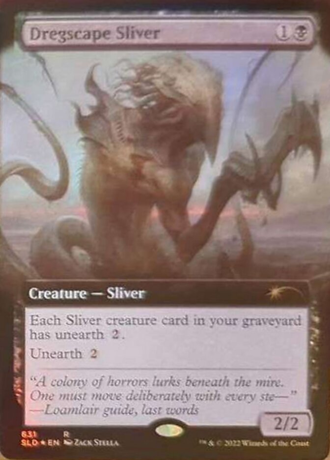 Dregscape Sliver (Extended Art) [Secret Lair Drop Promos] | Gear Gaming Bentonville