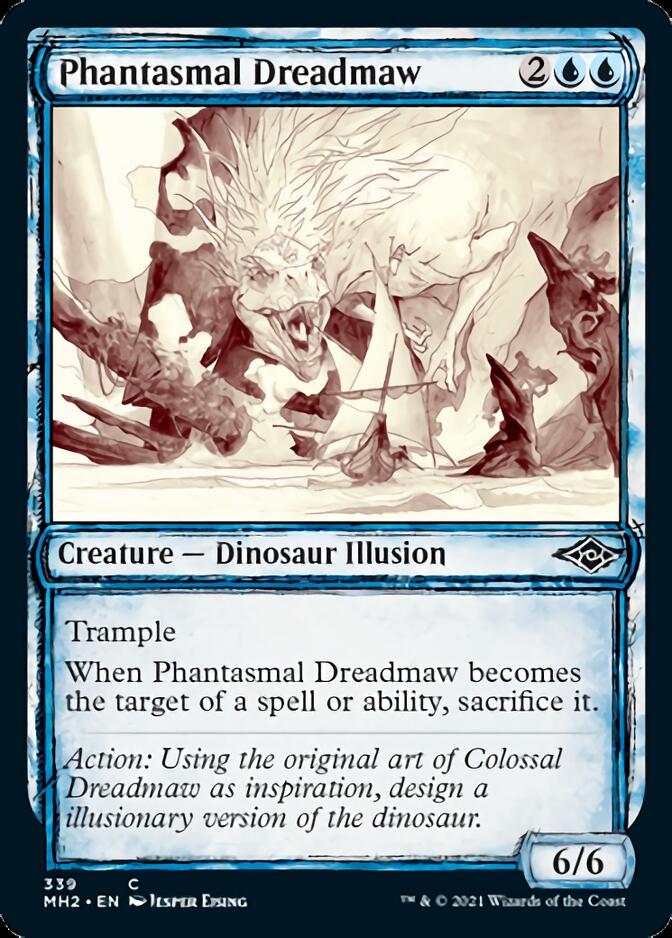 Phantasmal Dreadmaw (Sketch) [Modern Horizons 2] | Gear Gaming Bentonville