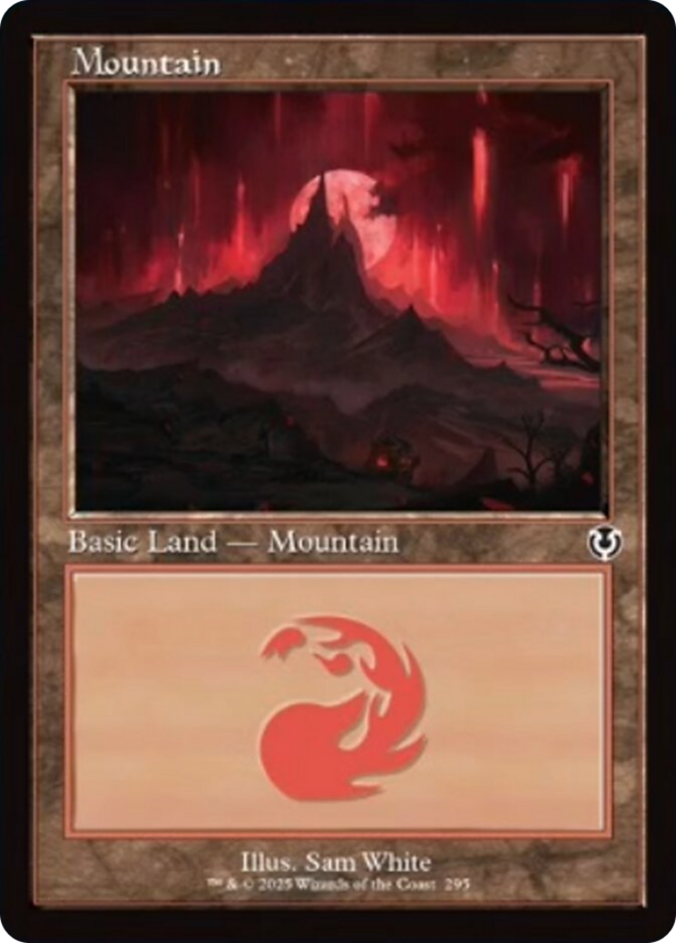 Mountain (295) (Retro Frame) [Innistrad Remastered] | Gear Gaming Bentonville