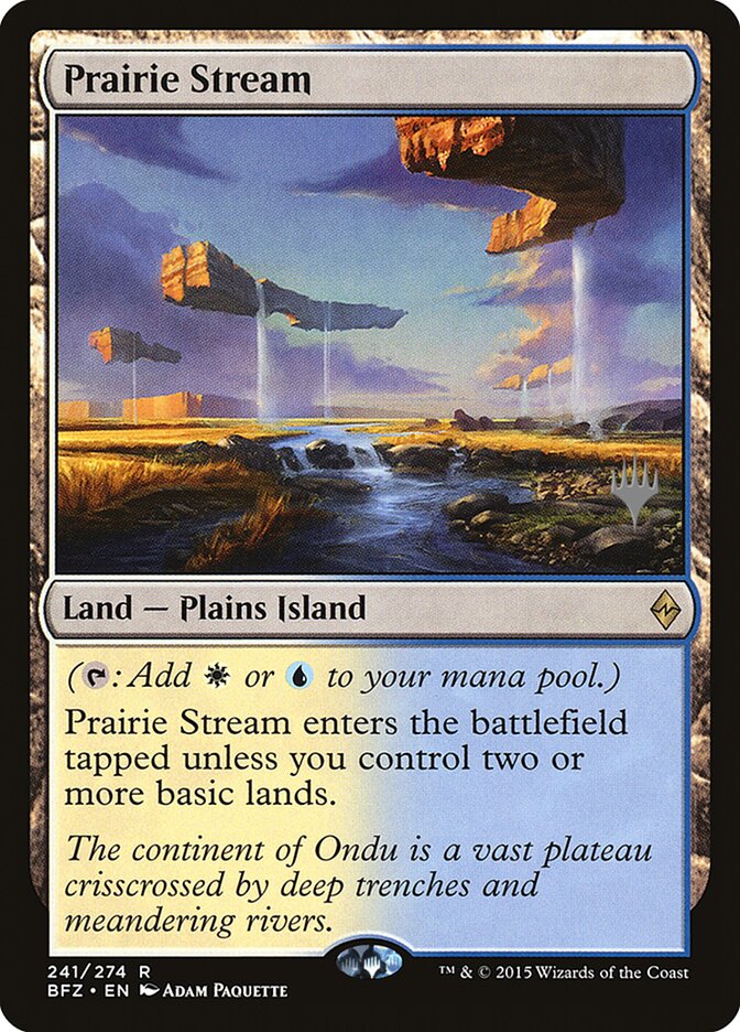 Prairie Stream [Battle for Zendikar Promos] | Gear Gaming Bentonville