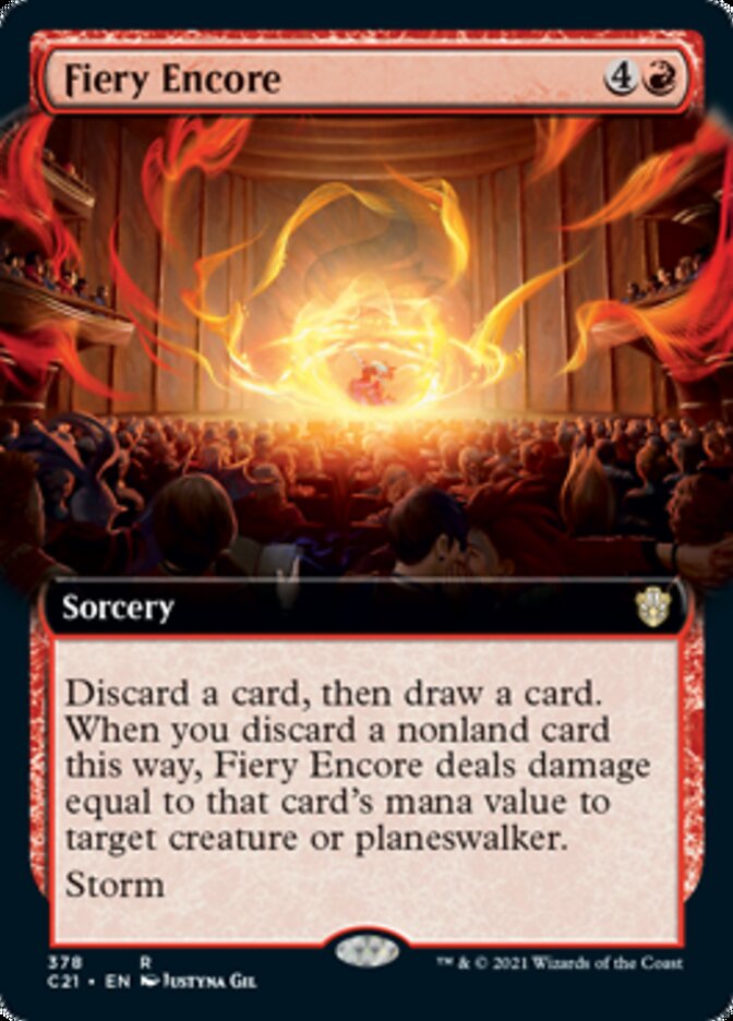 Fiery Encore (Extended Art) [Commander 2021] | Gear Gaming Bentonville