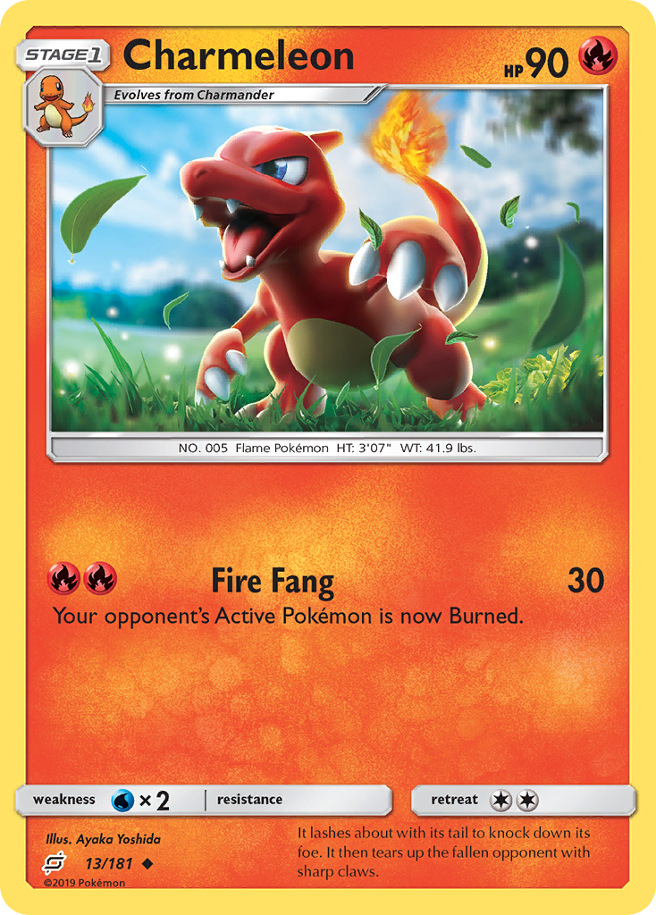 Charmeleon (13/181) [Sun & Moon: Team Up] | Gear Gaming Bentonville