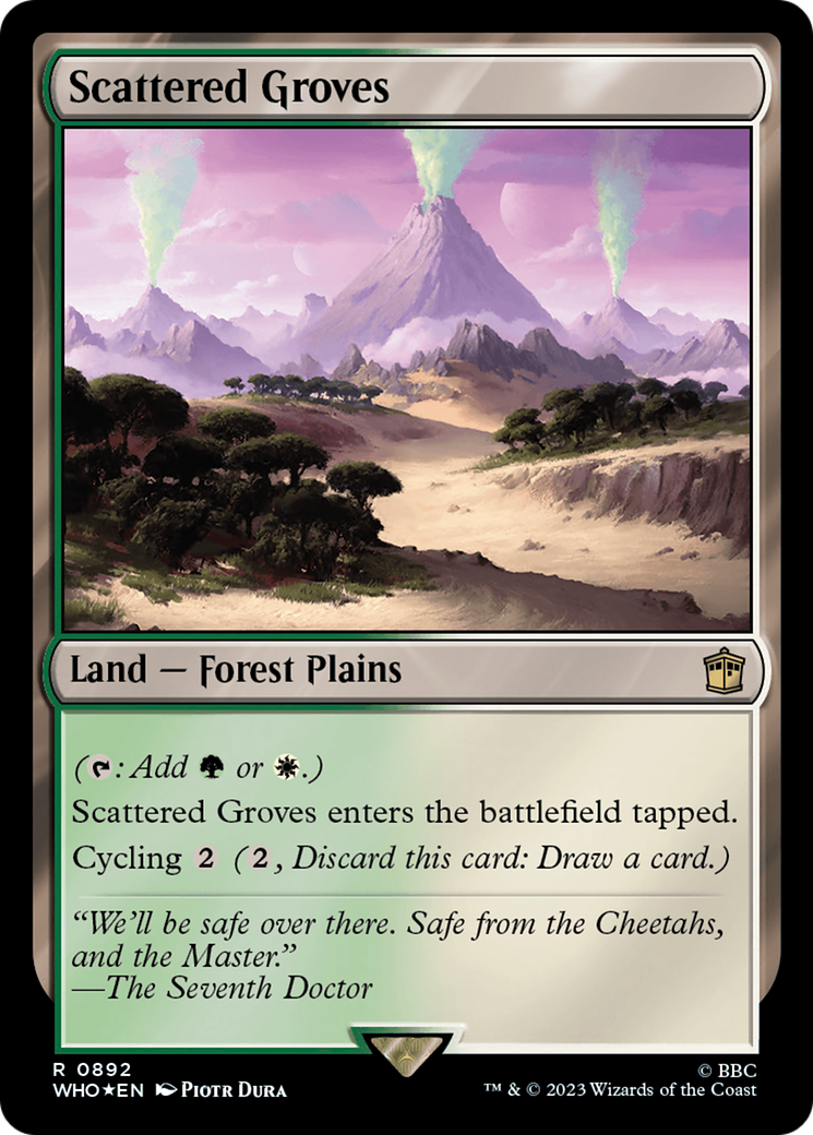 Scattered Groves (Surge Foil) [Doctor Who] | Gear Gaming Bentonville