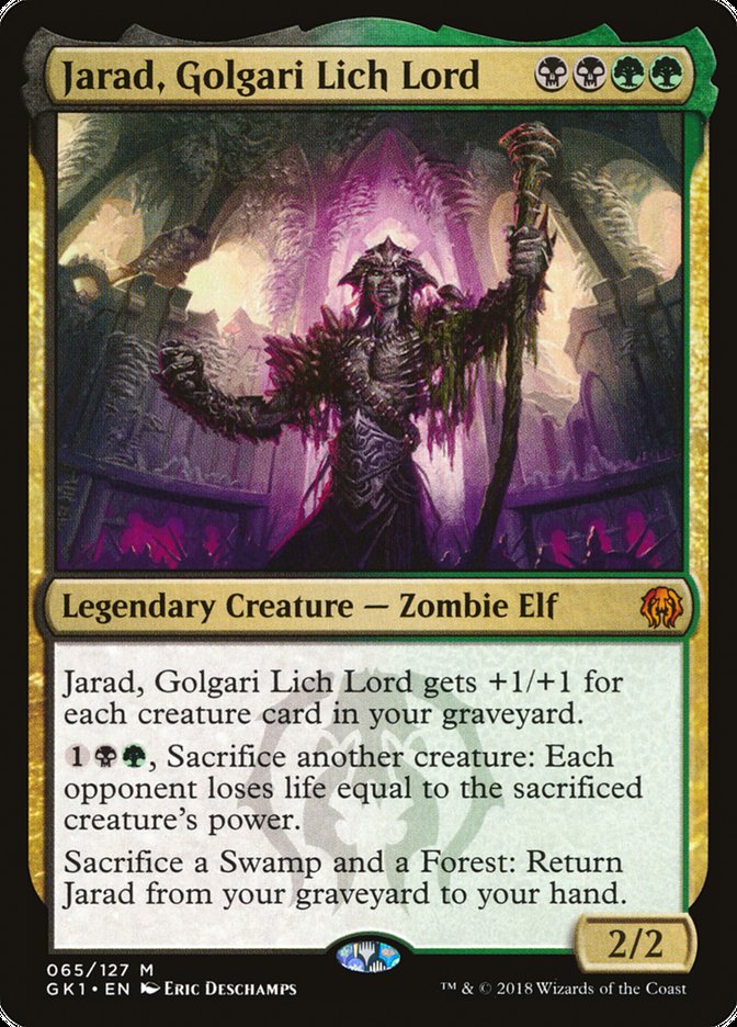 Jarad, Golgari Lich Lord [Guilds of Ravnica Guild Kit] | Gear Gaming Bentonville