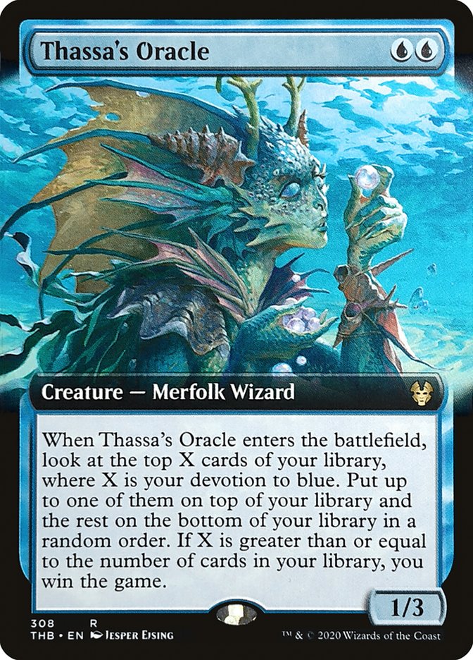 Thassa's Oracle (Extended Art) [Theros Beyond Death] | Gear Gaming Bentonville