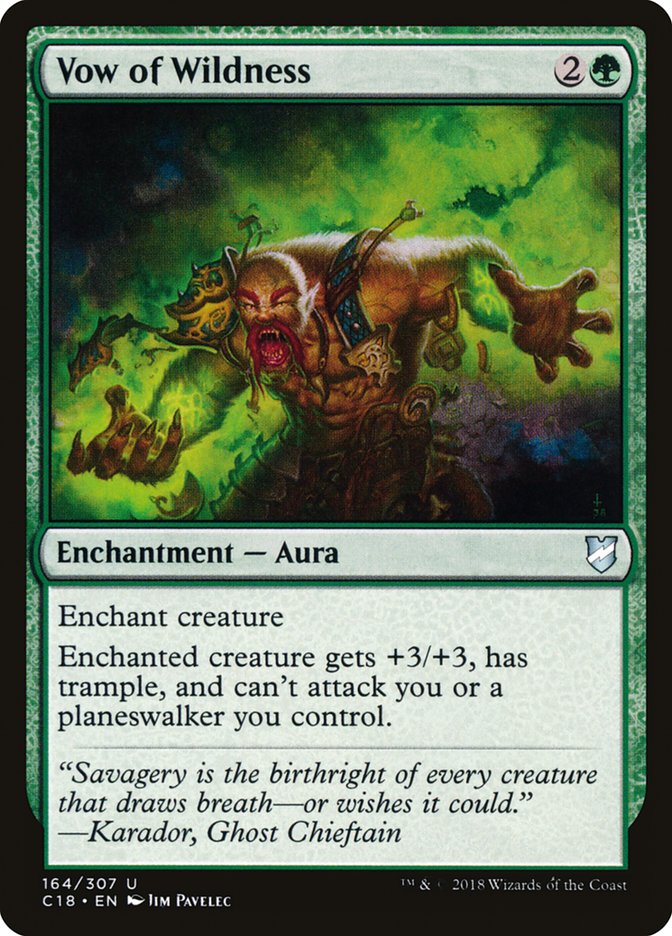 Vow of Wildness [Commander 2018] | Gear Gaming Bentonville