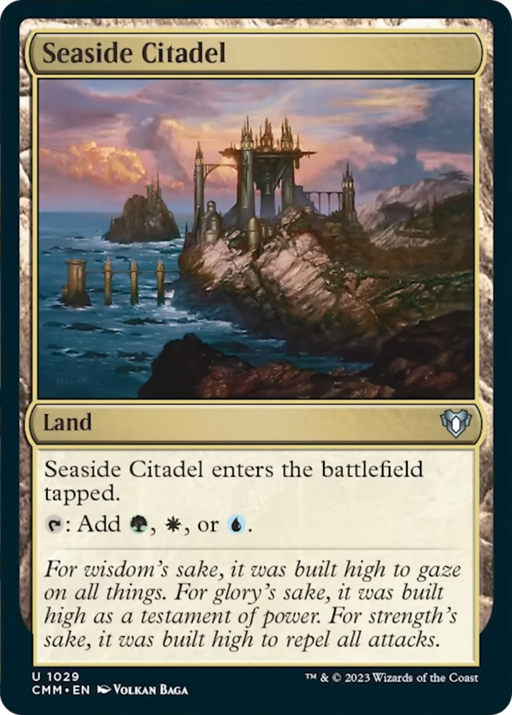 Seaside Citadel [Commander Masters] | Gear Gaming Bentonville
