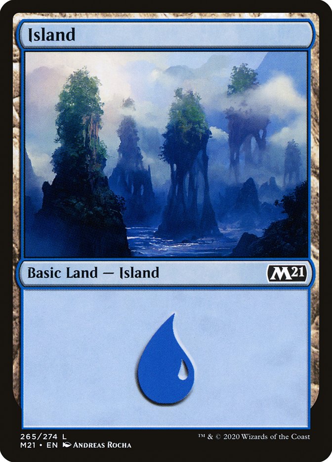 Island (265) [Core Set 2021] | Gear Gaming Bentonville