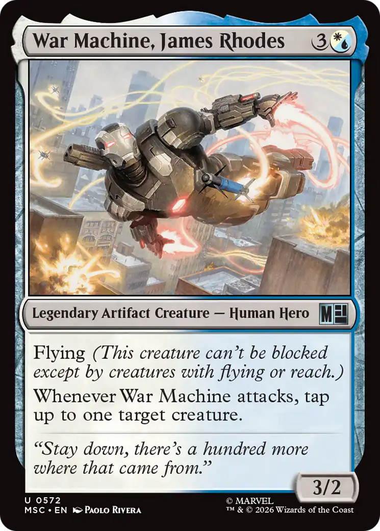 War Machine, James Rhodes [Marvel Super Heroes Commander] | Gear Gaming Bentonville