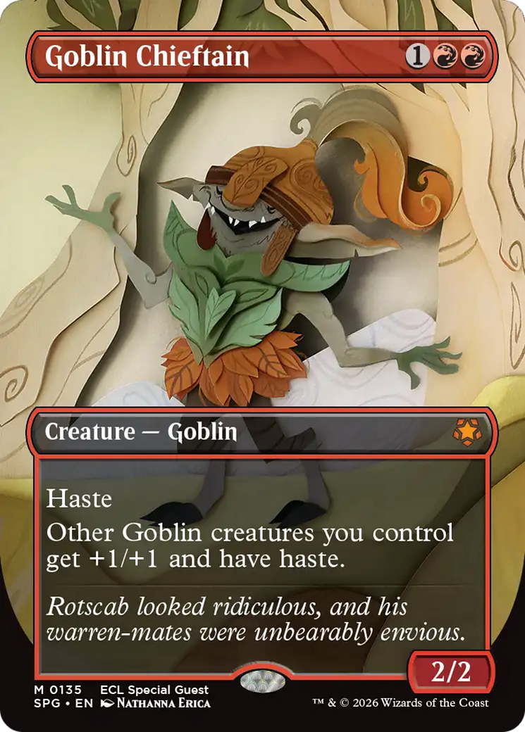 Goblin Chieftain (Borderless) [Lorwyn Eclipsed Special Guests] | Gear Gaming Bentonville