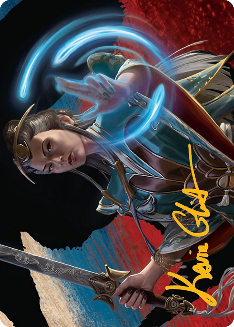Narset, Jeskai Waymaster Art Card (44/54) [Tarkir: Dragonstorm Art Series] | Gear Gaming Bentonville