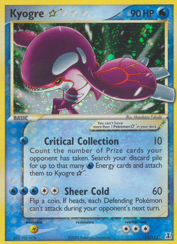 Kyogre Star (112/113) [EX: Delta Species] | Gear Gaming Bentonville