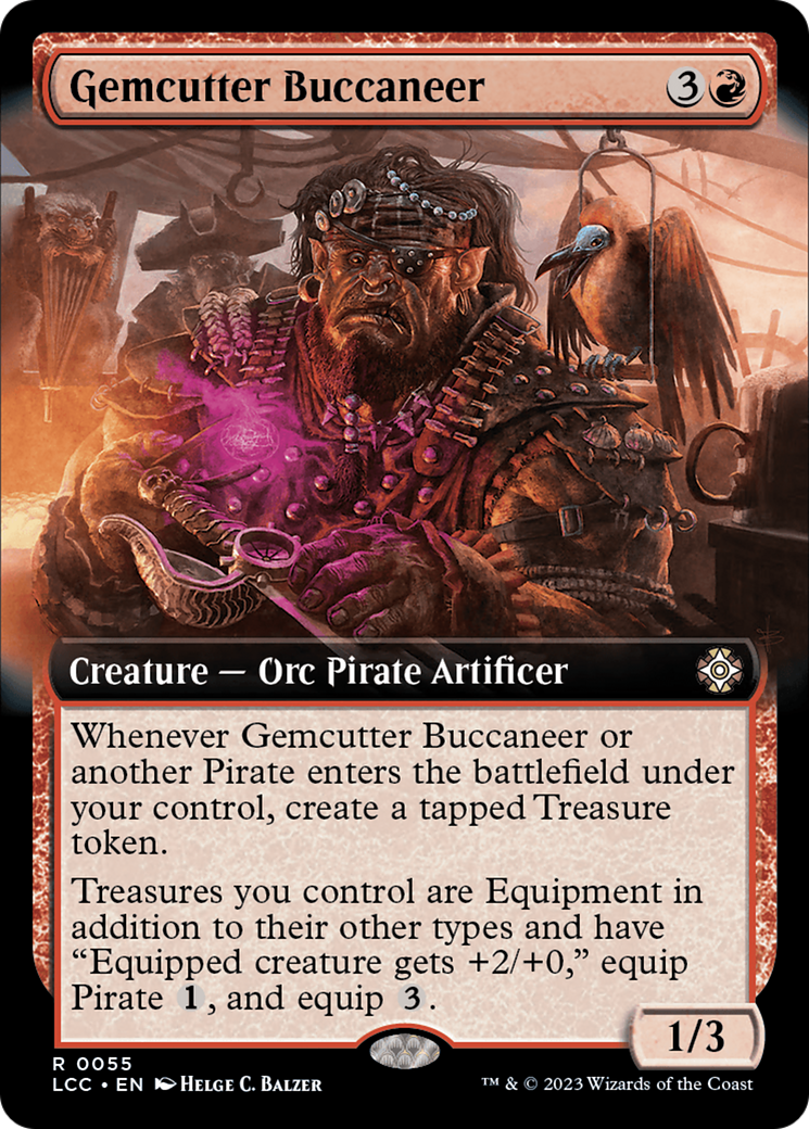 Gemcutter Buccaneer (Extended Art) [The Lost Caverns of Ixalan Commander] | Gear Gaming Bentonville