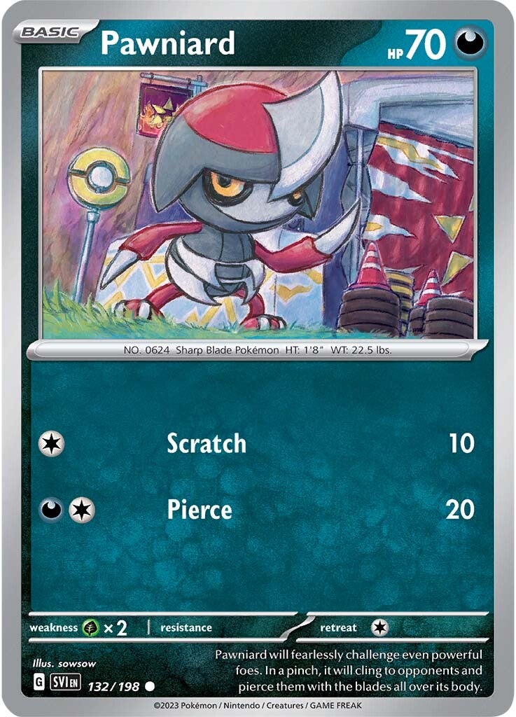 Pawniard (132/198) [Scarlet & Violet: Base Set] | Gear Gaming Bentonville