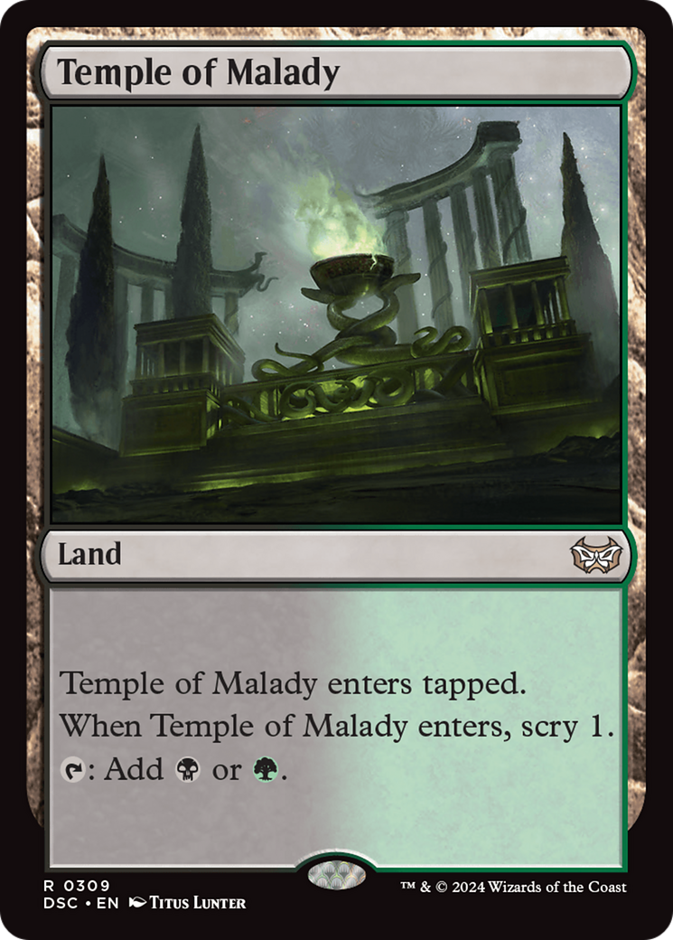 Temple of Malady [Duskmourn: House of Horror Commander] | Gear Gaming Bentonville