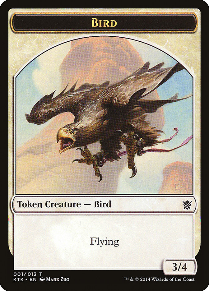 Bird Token [Khans of Tarkir Tokens] | Gear Gaming Bentonville