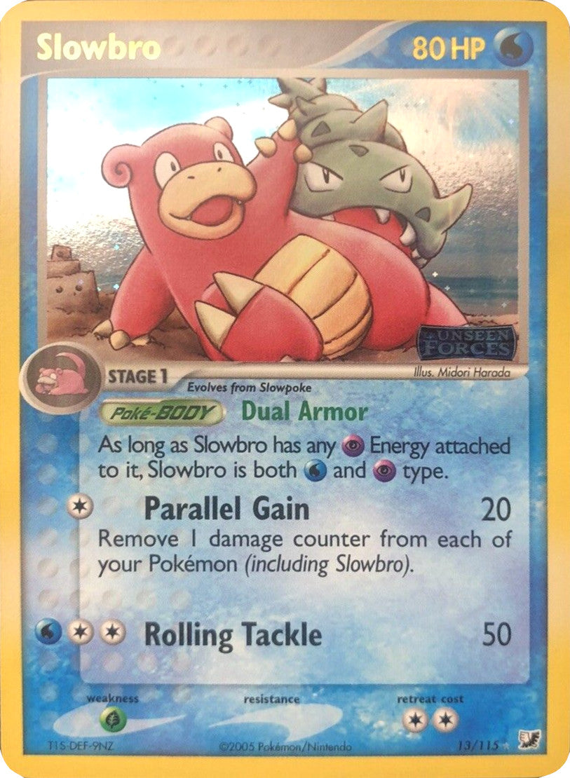 Slowbro (13/115) (Stamped) [EX: Unseen Forces] | Gear Gaming Bentonville