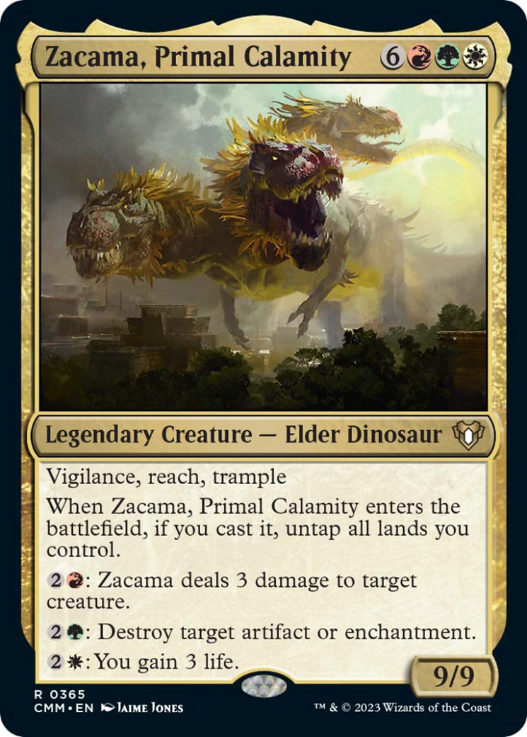 Zacama, Primal Calamity [Commander Masters] | Gear Gaming Bentonville