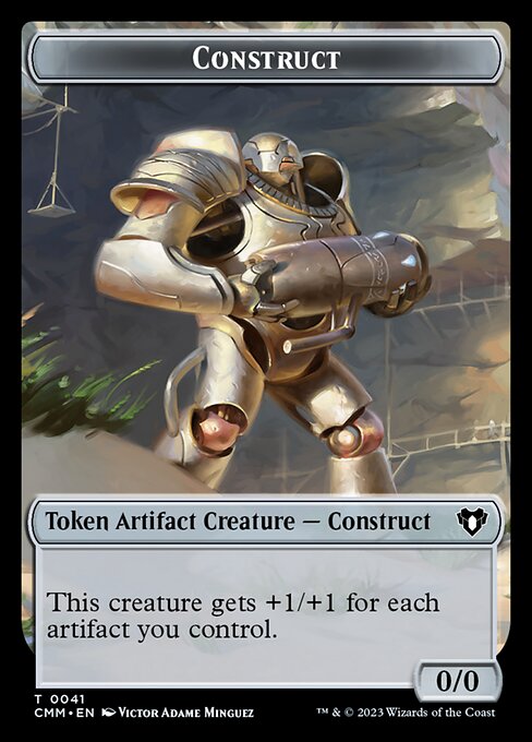 Servo // Construct (0041) Double-Sided Token [Commander Masters Tokens] | Gear Gaming Bentonville