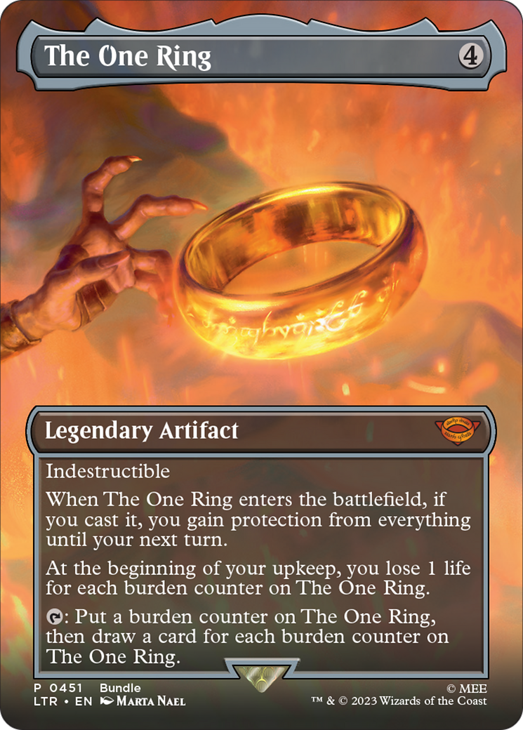 The One Ring (Borderless Alternate Art) [The Lord of the Rings: Tales of Middle-Earth] | Gear Gaming Bentonville