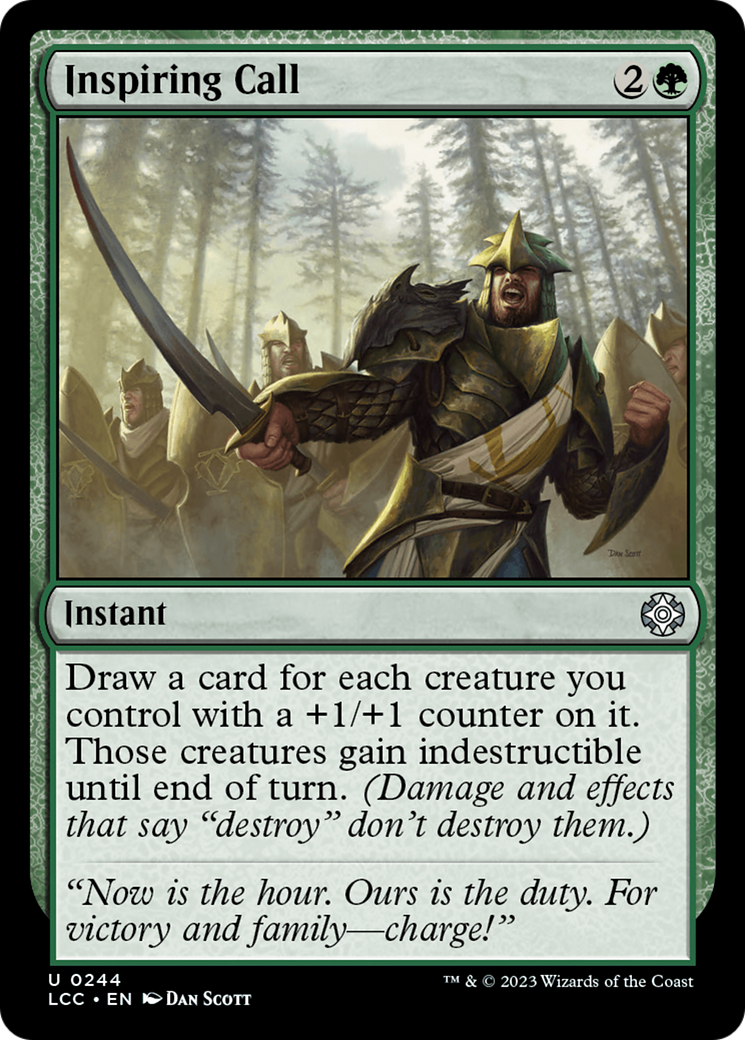 Inspiring Call [The Lost Caverns of Ixalan Commander] | Gear Gaming Bentonville