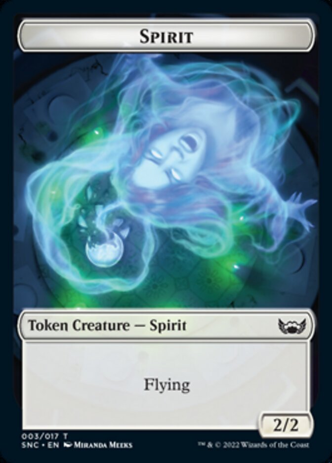 Fish // Spirit Double-Sided Token [Streets of New Capenna Tokens] | Gear Gaming Bentonville