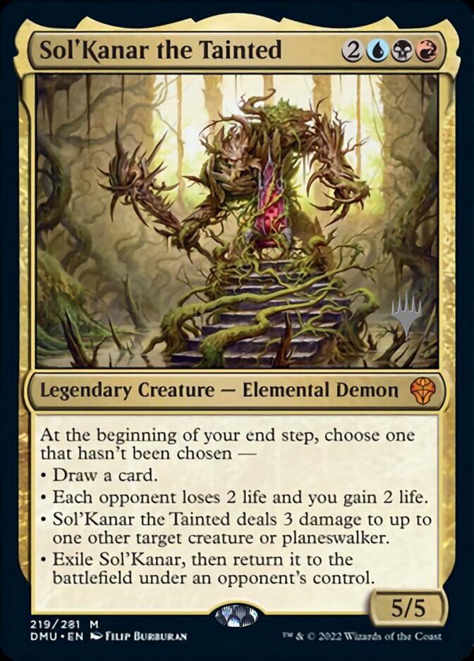 Sol'Kanar the Tainted (Promo Pack) [Dominaria United Promos] | Gear Gaming Bentonville