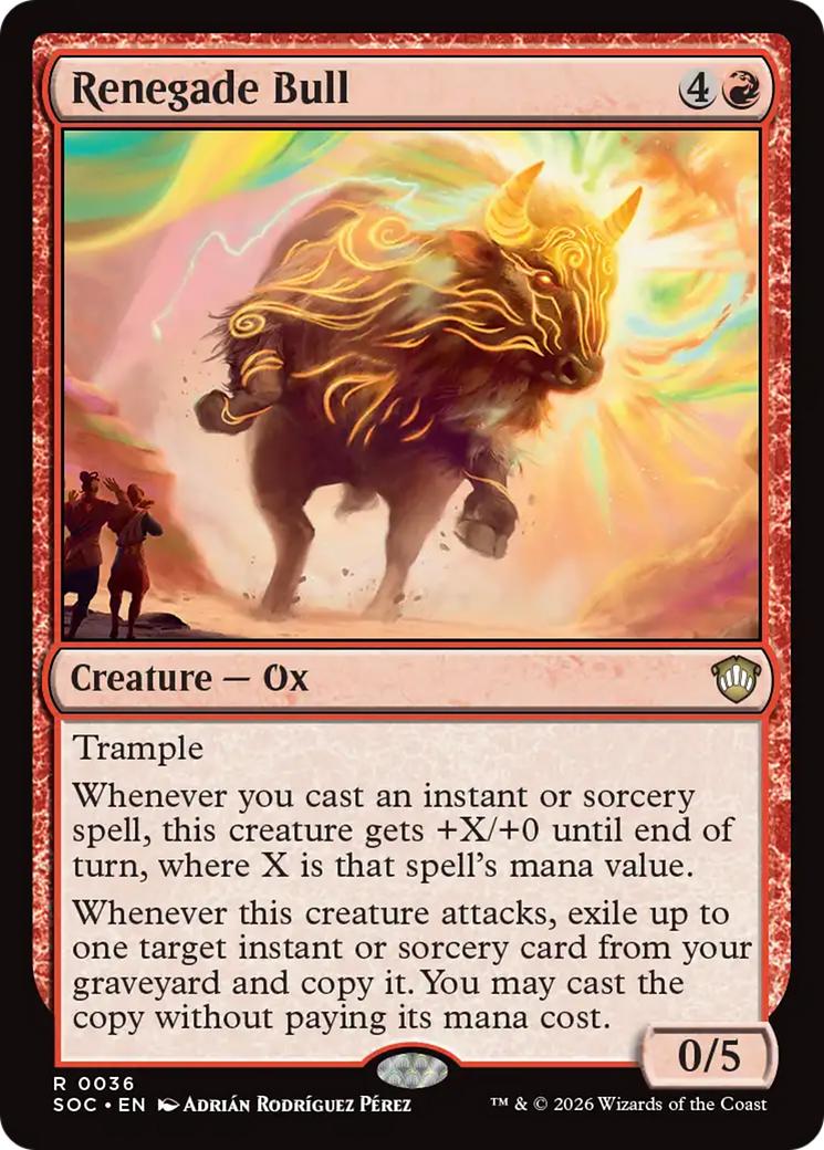 Renegade Bull [Secrets of Strixhaven Commander] | Gear Gaming Bentonville