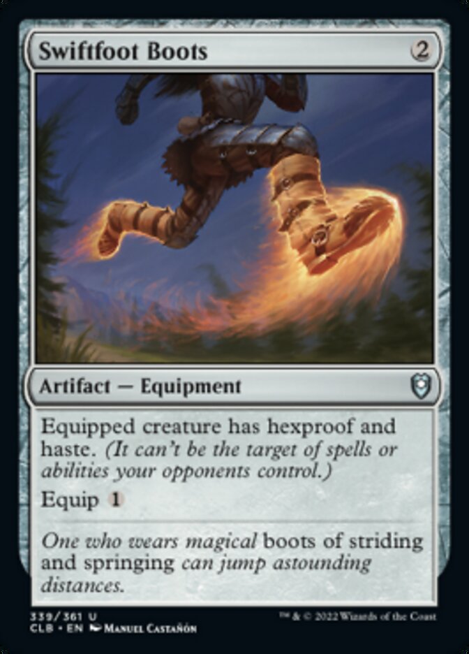 Swiftfoot Boots [Commander Legends: Battle for Baldur's Gate] | Gear Gaming Bentonville