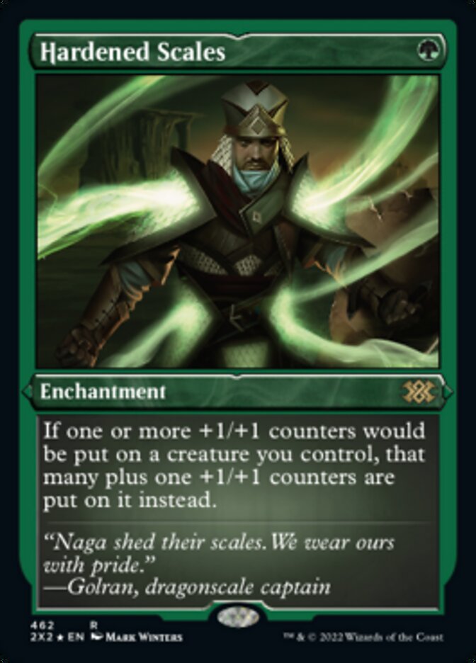 Hardened Scales (Foil Etched) [Double Masters 2022] | Gear Gaming Bentonville
