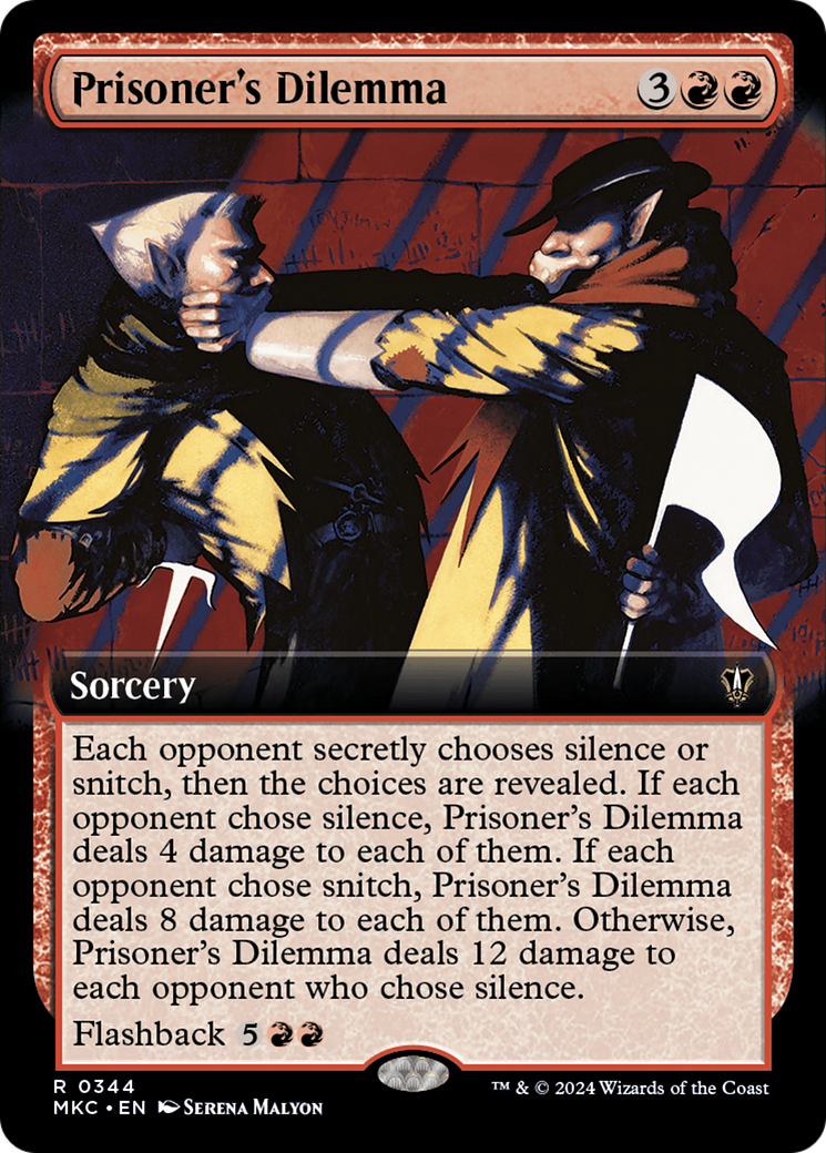 Prisoner's Dilemma (Extended Art) [Murders at Karlov Manor Commander] | Gear Gaming Bentonville