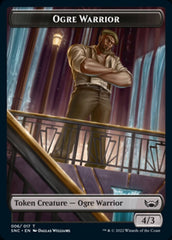 Ogre Warrior // Wizard Double-Sided Token [Streets of New Capenna Tokens] | Gear Gaming Bentonville