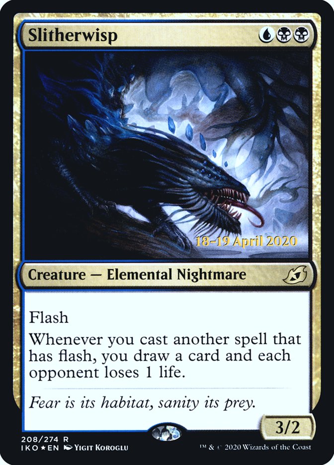Slitherwisp [Ikoria: Lair of Behemoths Prerelease Promos] | Gear Gaming Bentonville